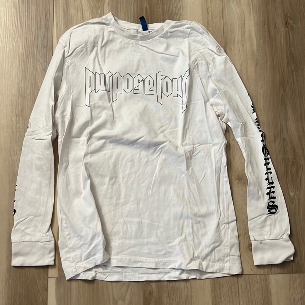 H&M Justin Bieber Purpose The World Tour 2016 Long Sleeve